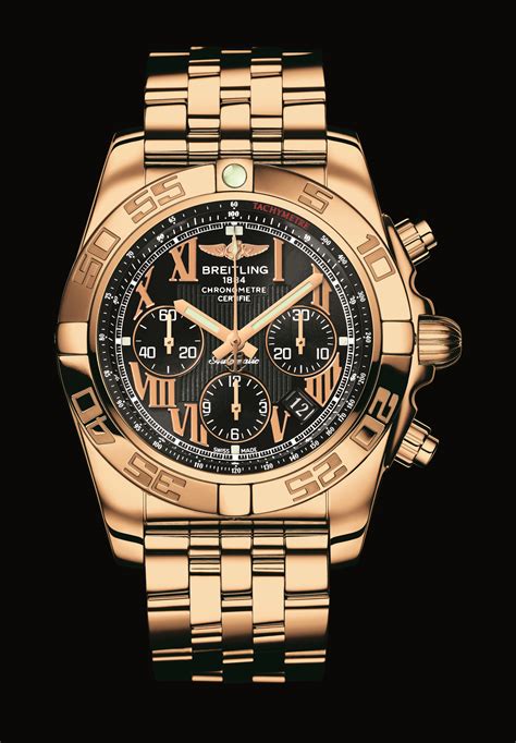 rose gold breitling|Breitling rose gold chronomat.